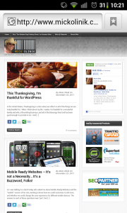 Wordpress Mobile Ready Website No Plugin Image